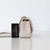 CHANEL Classic Mini Rectangular Flap 18B Ivory Quilted Caviar with silver hardware 