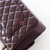 CHANEL Classic Small  Flap 24B Burgundy Quilted Lambskin Rose Gold Hardware 