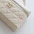 CHANEL Trendy Top Handle Vanity Case 25C Beige Caviar Light Gold Handle