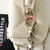 CHANEL Trendy Top Handle Vanity Case 25C Beige Caviar Light Gold Handle