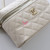 CHANEL Trendy Top Handle Vanity Case 25C Beige Caviar Light Gold Handle