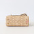 CHRISTIAN DIOR Mini Lady Dior D-Lite Raffia Effect Cannage Pale Gold Hardware 