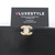 CHANEL Phone Holder with Chain 25S Black Quilted Lambskin Light Gold Hardware 
