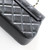 CHANEL Phone Holder with Chain 25S Black Quilted Lambskin Light Gold Hardware 
