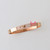 HERMES Kelly Bracelet Pave 18K Rose Gold Diamonds SH 