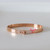 HERMES Kelly Bracelet Pave 18K Rose Gold Diamonds SH 