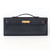 HERMES Kelly Cut Noir Swift Gold Hardware 