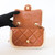 CHANEL Mini Flap 24K Shearling Brown Lambskin Brushed Gold Hardware 