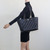 CHANEL Timeless Tote 23P Black Quilted Caviar Light Gold Hardware 