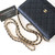 CHANEL Classic Wallet on  Chain Black Quilted Caviar Gold Hardware 