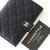 CHANEL Passport Holder 25S Black Quilted Caviar Light Gold Hardware 