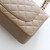 CHANEL Classic Small Flap 22A Dark Beige Quilted Caviar Light Gold Hardware 