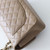 CHANEL Classic Small Flap 22A Dark Beige Quilted Caviar Light Gold Hardware 