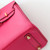 HERMES Birkin 25 Rose Shocking Chevre Gold Hardware 