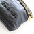 CHANEL Mini 22 Hobo Bag 23K Black Shiny Caviar Brushed Gold Hardware 