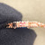 VAN CLEEF 
ARPELS Vintage Alhambra 18K Yellow Gold 5 Motifs  Agate Bracelet 
