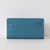 HERMES Kelly To Go Wallet Blue Jean Epsom Palladium Hardware 