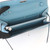 HERMES Kelly To Go Wallet Blue Jean Epsom Palladium Hardware 