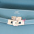 HERMES Kelly To Go Wallet Blue Jean Epsom Palladium Hardware 