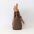 HERMES Herbag  Zip PM 31 Retourne Toile Officier Etoupe Dune &  Naturel Sable Vache Hunter Palladium Hardware 