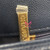 CHANEL Twist Your Button Flap 22A Small Navy Quilted Caviar Brushed Gold Hardware 
