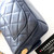 CHANEL Twist Your Button Flap 22A Small Navy Quilted Caviar Brushed Gold Hardware 