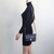 CHANEL Twist Your Button Flap 22A Small Navy Quilted Caviar Brushed Gold Hardware 