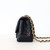 CHANEL Classic Mini Square  Flap 18B Black Quilted Caviar Light Gold Hardware 