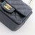 CHANEL Classic Mini Square  Flap 18B Black Quilted Caviar Light Gold Hardware