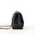 CHANEL Classic  Mini Square  Flap 18B Black Quilted Caviar Light Gold Hardware 