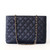 Timeless Tote 22K Navy Quilted Caviar Gold Hardware