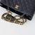 Timeless Tote 22K Navy Quilted Caviar Gold Hardware