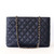CHANEL Timeless Tote 22K Navy Quilted Caviar Gold Hardware 