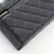 CHANEL Partial payment: Vanity Top  Handle Bag with Chain 25K Black Quilted Caviar Light Gold Hardware 