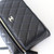 CHANEL Partial payment: Vanity Top  Handle Bag with Chain 25K Black Quilted Caviar Light Gold Hardware 