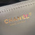 CHANEL Small Sweetheart Crush Flap 23P Gray Caviar Brushed Gold Hardware 