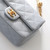 CHANEL Small Sweetheart Crush Flap 23P Gray Caviar Brushed Gold Hardware 
