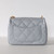 CHANEL Small Sweetheart Crush Flap 23P Gray Caviar Brushed Gold Hardware 