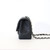 Classic Mini Rectangular Flap 18B Black Quilted Caviar Silver Hardware