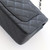 Classic Mini Rectangular Flap 18B Black Quilted Caviar Silver Hardware