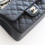 Classic Mini Rectangular Flap 18B Black Quilted Caviar Silver Hardware