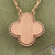 VAN CLEEF & ARPELS Holiday Pendant Necklace 2025 Pink Mother of Pearl 18K Rose Gold 