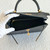 HERMES Kelly 25 Black Epsom Gold Hardware
