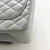 CHANEL Classic Small Flap 21A Gray Quilted Caviar Light Gold Hardware 