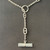 HERMES Farandole Long Necklace Sterling Silver 120 