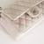 CHANEL Classic Mini Rectangular Flap 18B Ivory Quilted Caviar with silver hardware 