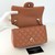 CHANEL Classic Mini Rectangular Flap 22S Caramel Quilted Lambskin Light Gold  Hardware 