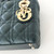 CHRISTIAN DIOR Mini Lady Dior Dark Green Lambskin Cannage Pale Gold Hardware 
