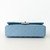 CHANEL Classic Medium Flap 23P Light Blue Quilted Caviar Light Gold Hardware 