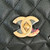 CHANEL Coco Handle 19P Black Quilted Caviar Lizard Embossed Handle Brushed Gold Hardware 